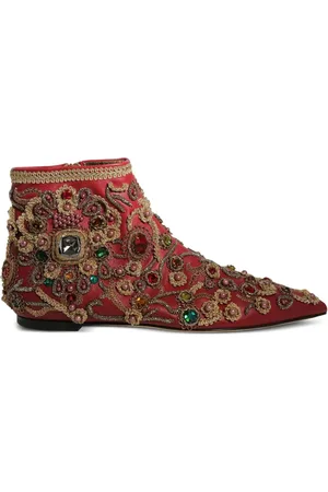 Dolce & Gabbana Stiefeletten mit Kristallen