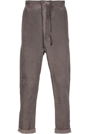 POÈME BOHÉMIEN Tapered-Hose aus Leinen