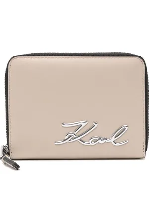 Karl Lagerfeld Portemonnaie mit Logo-Schild