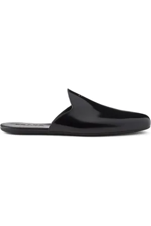 Prada Slipper mit Logo-Prägung
