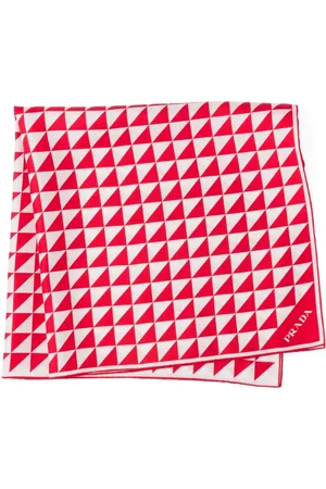 Prada Seidenschal mit Logo-Print