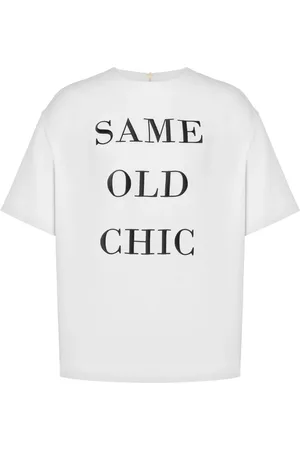 Moschino T-Shirt mit Slogan-Print