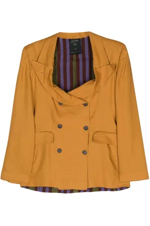Jean Paul Gaultier 1990s doppelreihiger Leinen-Blazer
