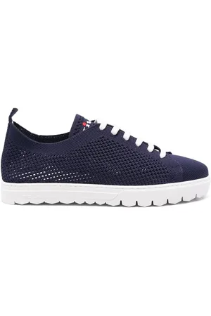 Kiton Gestrickte Sneakers mit Logo-Stickerei
