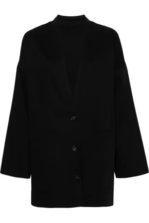 Totême Twill-Jacke mit V-Ausschnitt