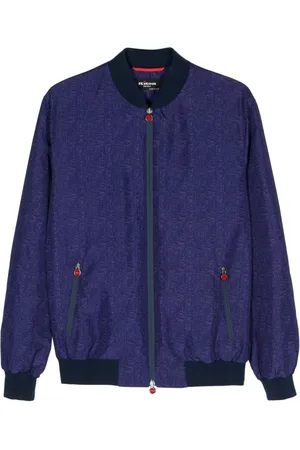 Kiton Bomberjacke mit gesprenkeltem Print