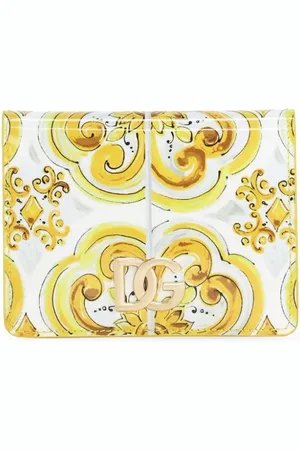 Dolce & Gabbana Portemonnaie mit Majolica-Print