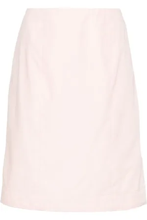 CHANEL 1990 Midirock aus Textur