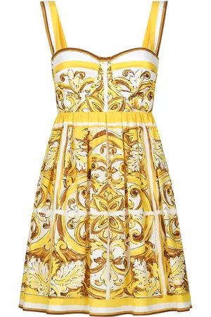 Dolce & Gabbana Minikleid mit Majolica-Print