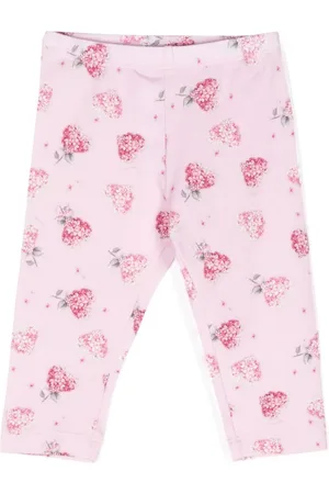 MONNALISA Leggings mit Blumenherz-Print