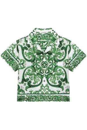 Dolce & Gabbana Majolica Seidenhemd