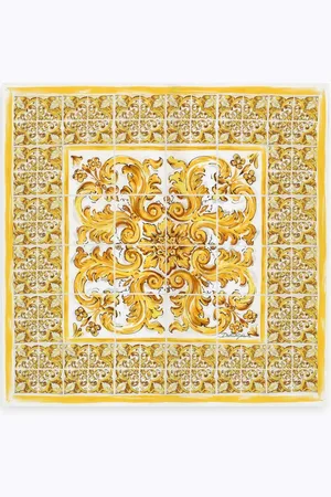 Dolce & Gabbana Schal mit Majolica-Print