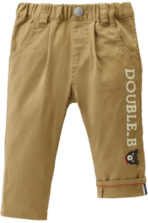 Miki House Gerade Hose mit Logo-Print
