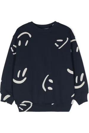Molo Monti Sweatshirt mit Smiley-Print