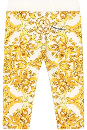 Dolce & Gabbana Leggings mit Majolica-Print