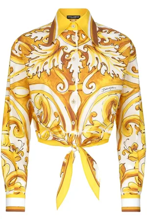 Dolce & Gabbana Hemd mit Majolica-Print