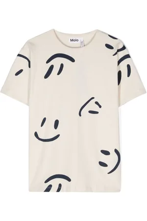 Molo Riley T-Shirt mit Smiley-Print