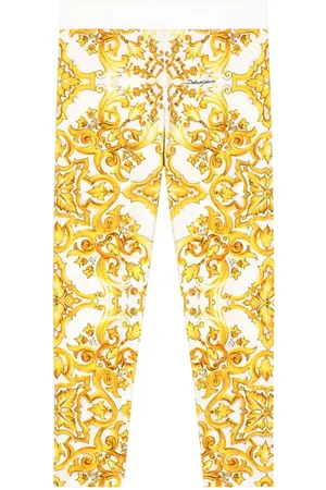 Dolce & Gabbana Leggings mit Maiolica-Print