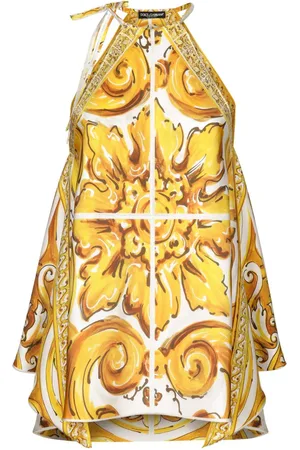 Dolce & Gabbana Neckholder-Top mit Print