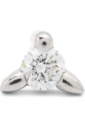 Maria Black 14kt White Gold Fuzzy Glitz piercing stud