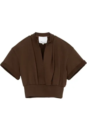 3.1 Phillip Lim T-Shirt mit V-Ausschnitt
