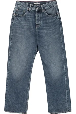 Tommy Hilfiger Halbhohe Straight-Leg-Jeans
