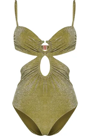 JOHANNA ORTIZ Sagrado Lurex-Badeanzug
