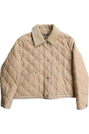 Burberry Quilted classic-collar jacket