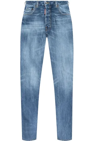 Dsquared2 Slim-Fit-Jeans mit Tragefalten