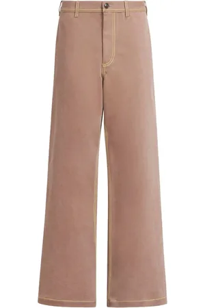 Marni Weite Hose mit Kontrastnähten
