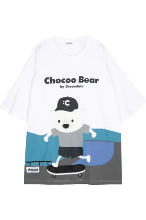 Chocoolate T-Shirt mit Teddy-Print