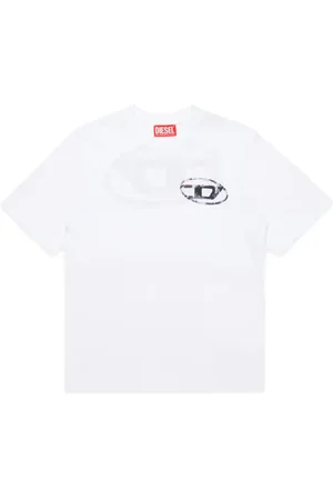 Diesel T-Shirt mit Oval D-Print