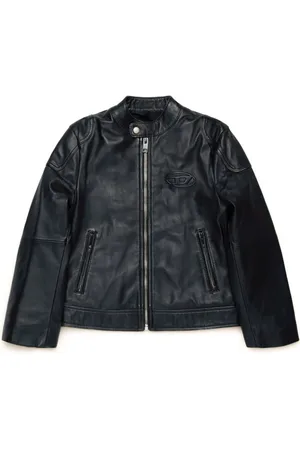Diesel Oval D Bikerjacke aus Leder
