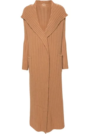 Teddy Cashmere Amalfi Midi-Strickmantel aus Kaschmir