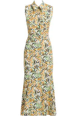 Marni Midi-Hemdkleid mit Blumen-Print