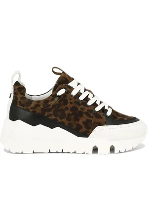 Pierre Hardy Street Life Sneakers mit Leoparden-Print
