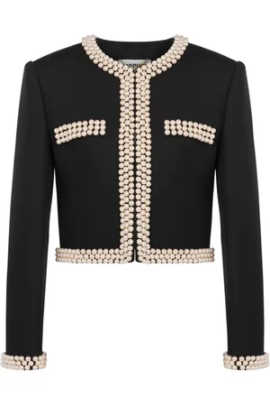 Moschino Blazer mit Kunstperlen