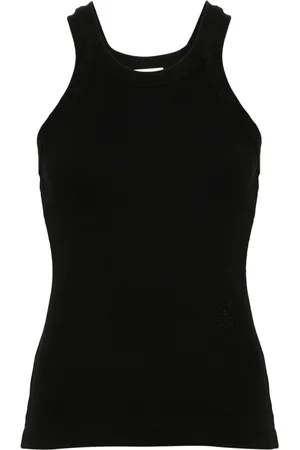Closed Geripptes Trägershirt mit Logo