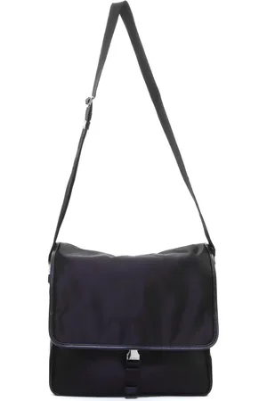Prada Schultertasche mit Logo-Applikation