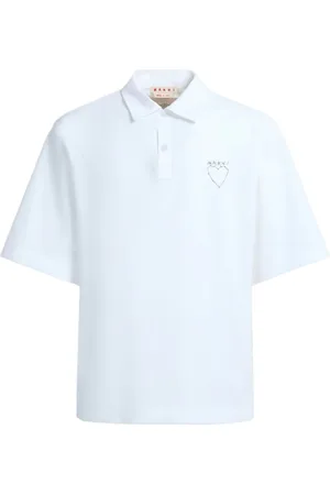 Marni Poloshirt mit grafischem Print