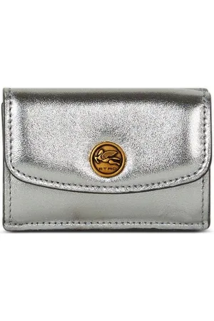 Etro Münztäschchen aus laminierem Leder