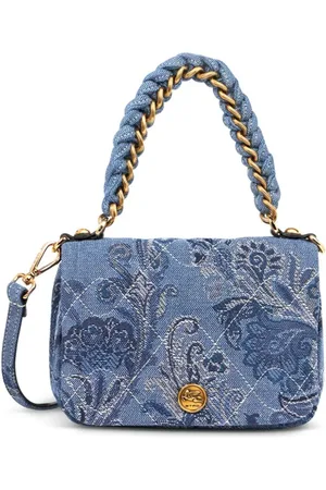 Etro Bond Mini-Tasche mit blumigem Jacquardmuster