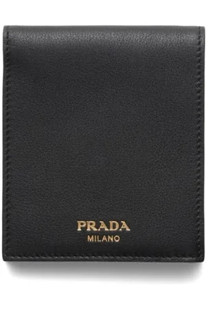 Prada Portemonnaie mit Logo-Stempel