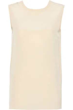 Joseph Seidenbluse mit gerippten Details