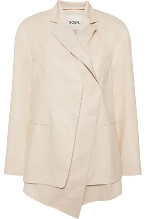 GOEN.J Einreihiger Blazer im Layering-Look