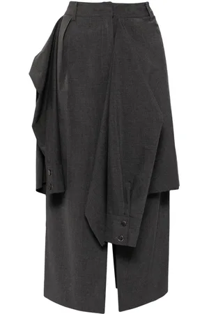 GOEN.J Midirock im Layering-Look