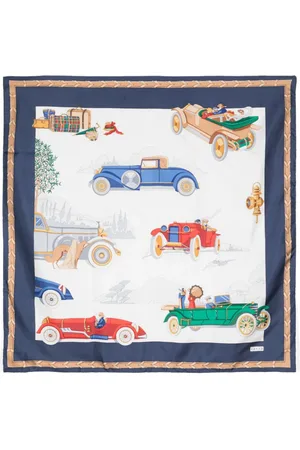 Gucci Seidenschal mit Auto-Print