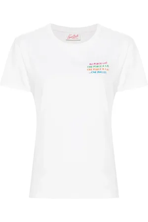 MC2 SAINT BARTH Emilie T-Shirt mit Slogan