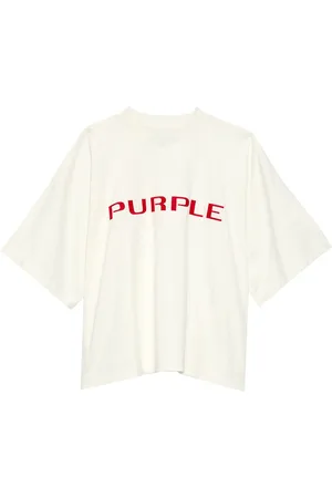 Purple Brand T-Shirt mit Wordmark-Print