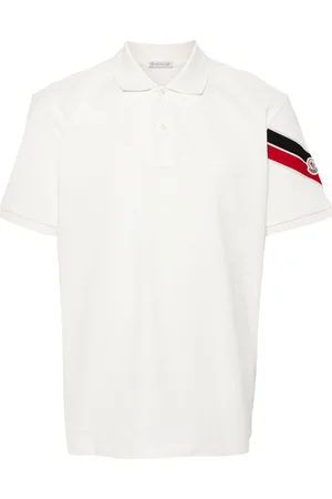 Moncler Poloshirt mit Logo-Applikation